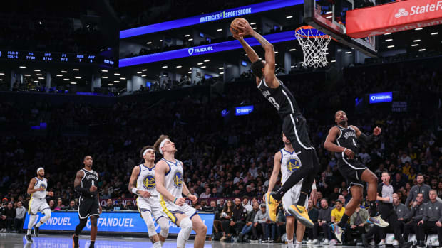 Brooklyn Nets center Nic Claxton